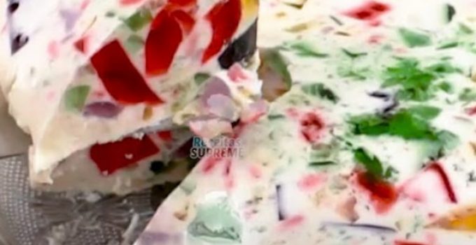 Receita de Gelatina Colorida