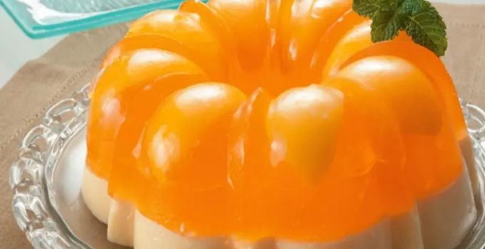 Receita de Gelatina de Pêssego