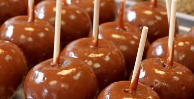 Receita de Maçã do Amor de Chocolate