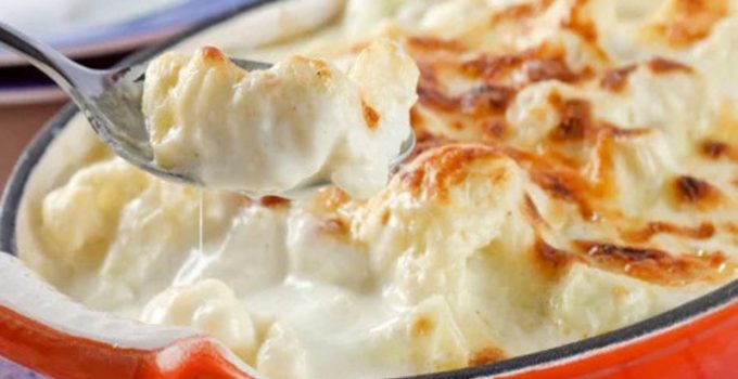 Receita de Couve-flor ao Molho Branco