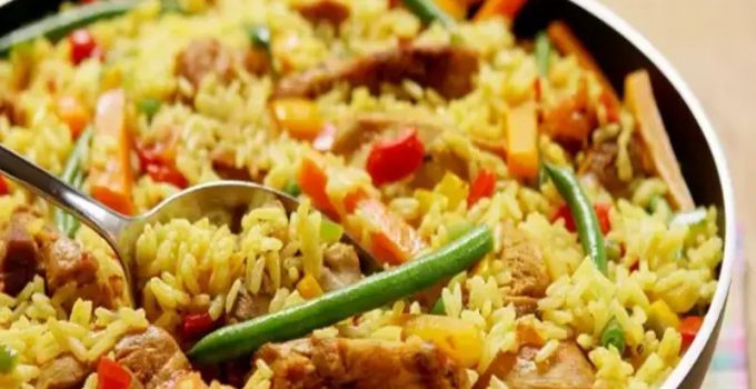 Receita de Paella de Frango