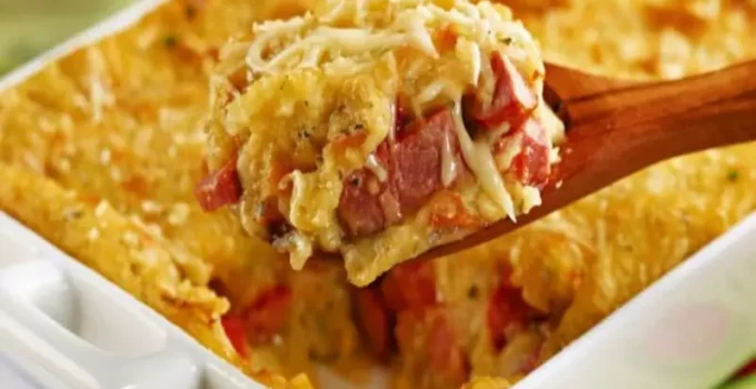 Receita de Escondidinho de Hot Dog