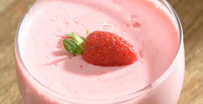 Receita de Mousse de Morango