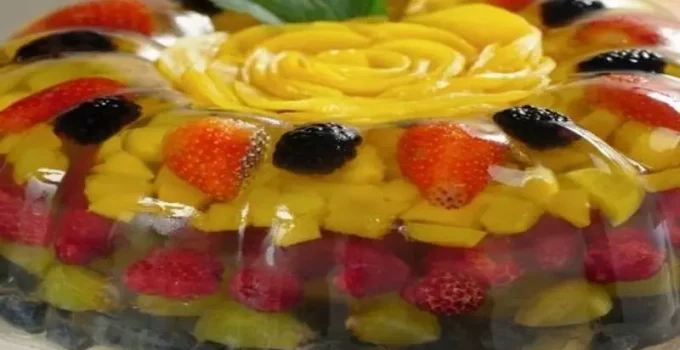 Receita de Gelatina com Frutas