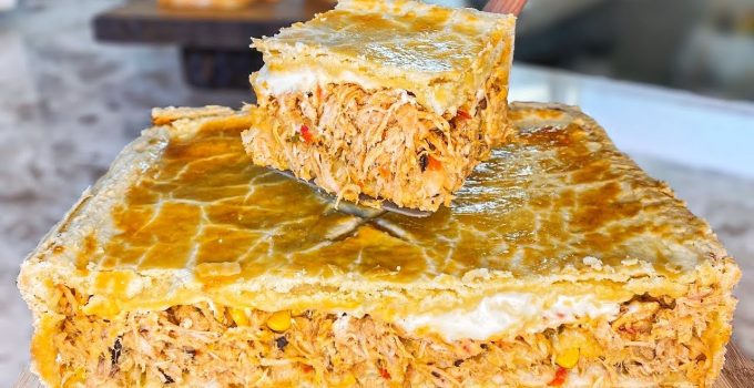 Veja o modo de preparo desse empadão de frango sensacional