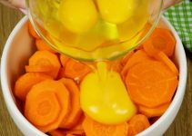 Adicionei ovos na cenoura, vejam que delicioso que ficou!