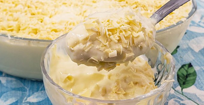 Esse mousse de leite ninho surpreendeu minhas visitas, prepare! 