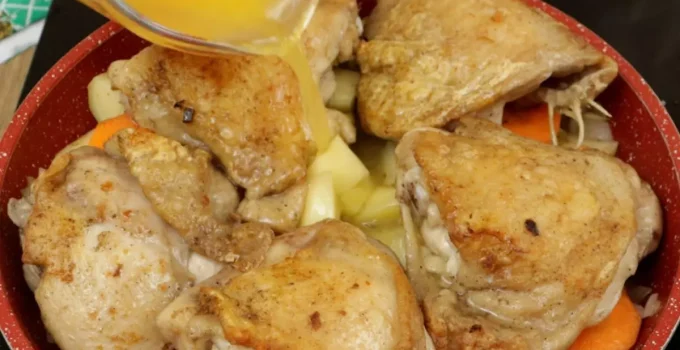 Quando faço frango assim, não sobra nada no prato!