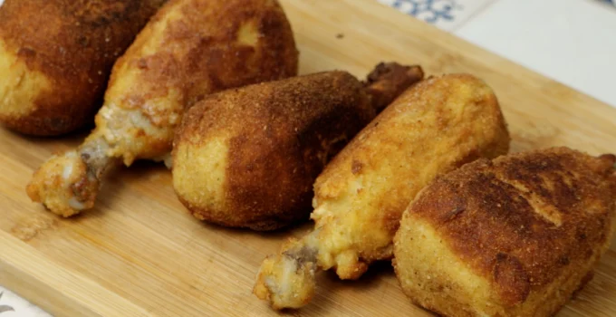 A melhor maneira de fritar coxas de frango!