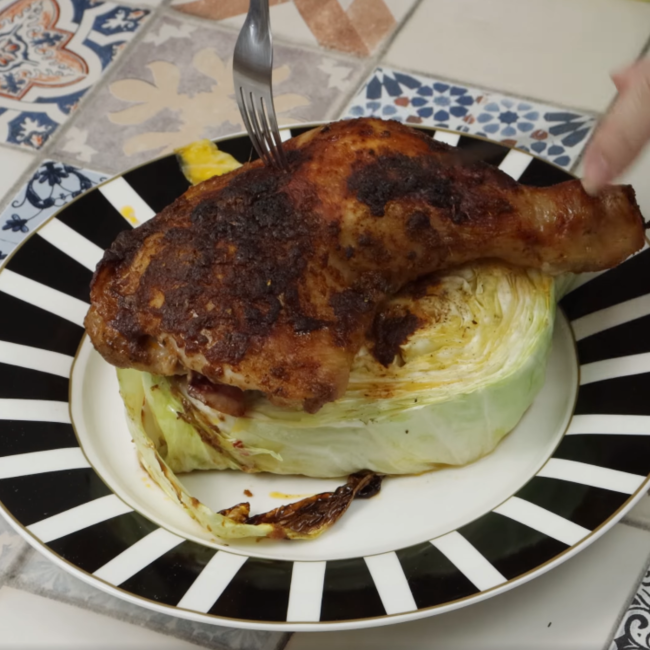 O melhor que eu já comi! Uma receita simples e fácil de frango incrível  passo-5