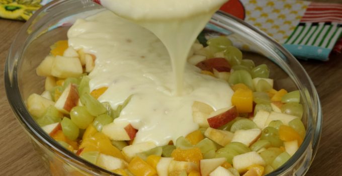 Quando preparo esta sobremesa de frutas, todos me perguntam a receita!