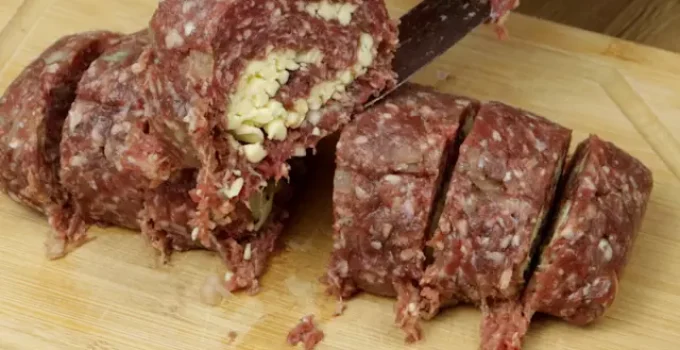 Rolinho de carne como você nunca viu.