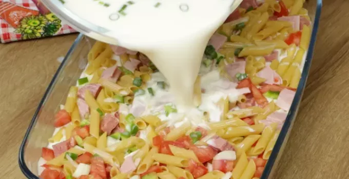 Macarrão preguiçoso fácil e delicioso